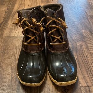 SPERRY Saltwater Duck Boots Size 7.5